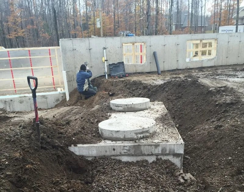 Installations septiques, champs d’épuration